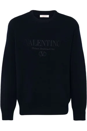 VALENTINO GARAVANI Strickpullover mit Logo-Stickerei