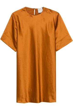 FORTE FORTE Kurzärmeliges Minikleid aus Satin