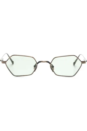 MATSUDA Geometrische Sonnenbrille aus Titan