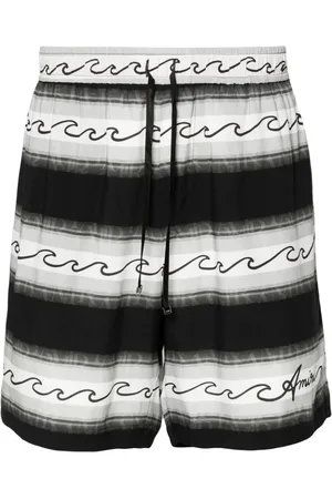 AMIRI Gestreifte Wave Baja Shorts