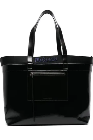 Alexander McQueen Shopper mit Lack-Finish