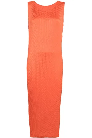 Issey Miyake Zartes Midikleid