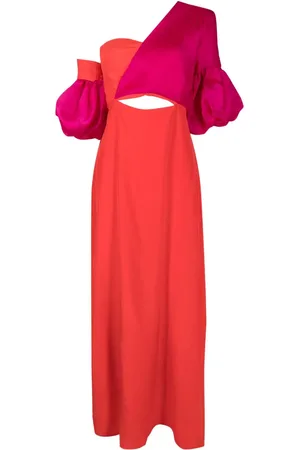 Isolda Asymmetrisches Greta Seidenkleid