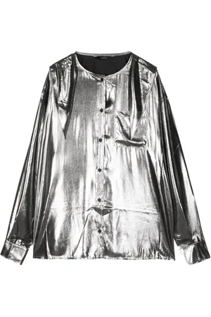 pushBUTTON Metallic-Hemd mit Matrosenkragen