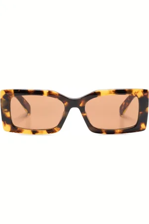 Stella McCartney Eckige Sonnenbrille in Schildpattoptik