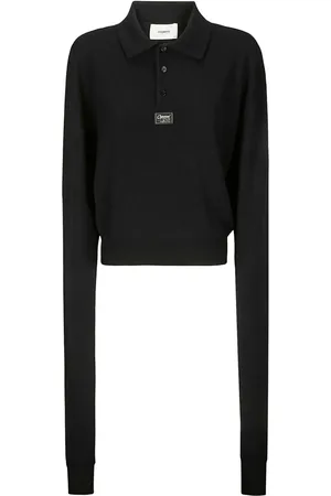 COPERNI Gestricktes Poloshirt mit Logo-Applikation