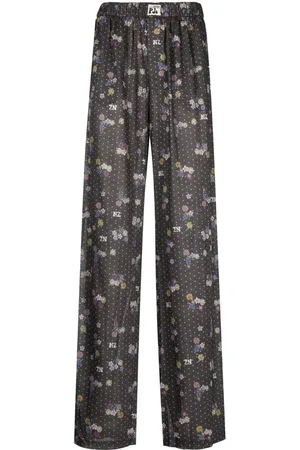 Natasha Zinko Wide-Leg-Hose mit Printmix