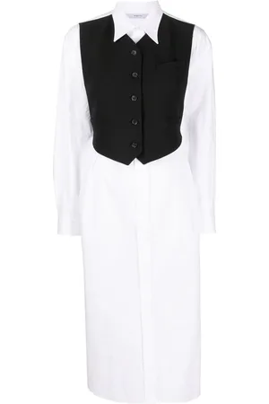 pushBUTTON Hemdkleid mit Westendetail