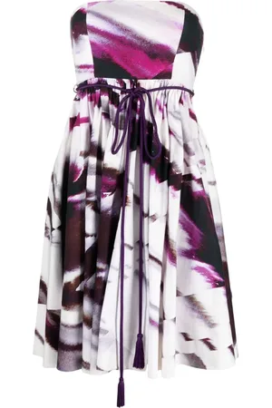 GEMY MAALOUF Schulterfreies Midikleid