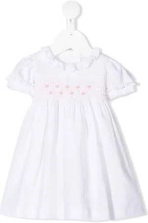 SIOLA Gesmoktes Kleid mit Rüschenkragen