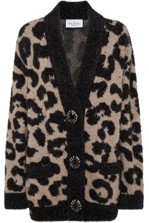 Philipp Plein Cardigan mit Leoparden-Print