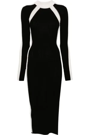 Patrizia Pepe Zweifarbiges Kleid