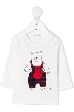 Il gufo Langarmshirt mit Bären-Print