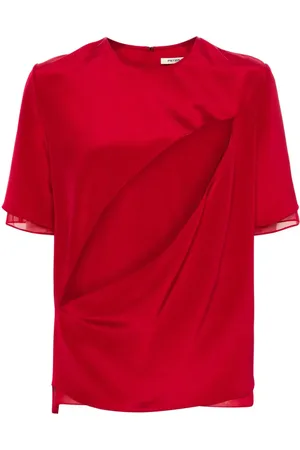 Peter Do Seidenbluse mit Cut-Outs