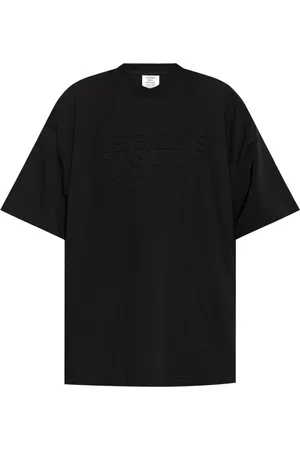 Vetements T-Shirt mit Logo-Prägung
