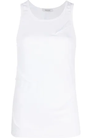 Gauchere Tanktop mit rundem Ausschnitt