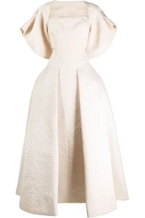 Saiid Kobeisy Maxikleid mit Brokat-Effekt