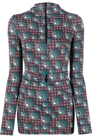 Jean Paul Gaultier 1996 Kapuzenoberteil mit Print