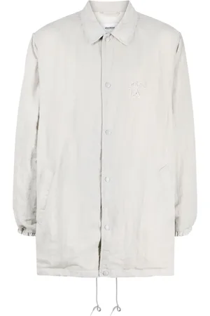 DOUBLET Hemdjacke mit Logo-Stickerei