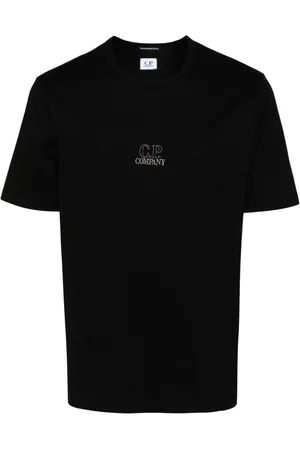 C.P. Company T-Shirt mit Logo-Stickerei