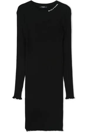 Balmain Kleid aus geripptem Strick