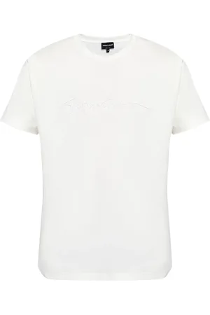 Giorgio Armani T-Shirt mit Logo-Stickerei