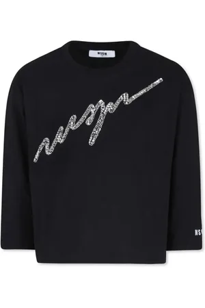 Msgm T-Shirt mit Kristallen