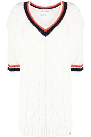 pushBUTTON Strickoberteil mit Dreiviertelärmeln