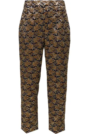 Prada Cropped-Hose mit Jacquardmusterung