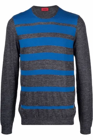 HUGO BOSS Gestreifter Strickpullover