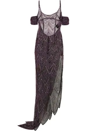 The Attico Kleid mit Perlen