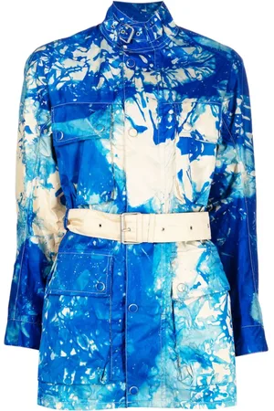 Stain Shade Jacke mit Batik-Print