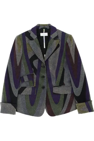 PUCCI Pre-Owned 2000 Wollblazer mit Wellen-Print