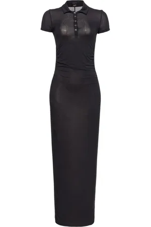 Pinko Kurzärmeliges Maxikleid