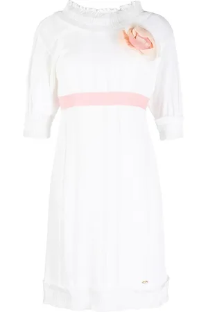 CHANEL Minikleid mit Rosenapplikation