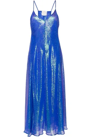 FORTE FORTE Jacquard-Maxikleid aus Seide