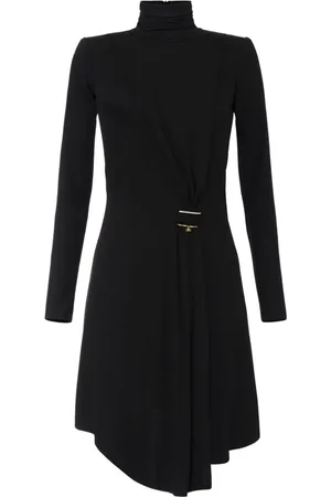Elisabetta Franchi Drapiertes Kleid mit Strass