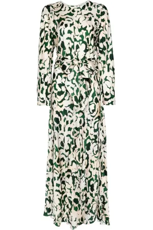 FORTE FORTE Maxikleid mit abstraktem Print