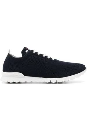 Kiton Gestrickte Sneakers mit Logo-Stickerei