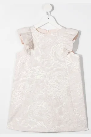 BONPOINT Kleid mit Jacquard-Blumenmuster