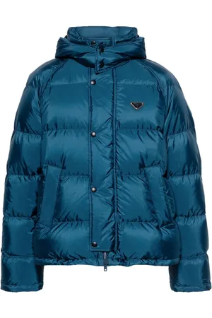 Prada Cropped Re-Nylon Daunenjacke