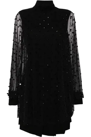 Saiid Kobeisy Kleid mit Perlen