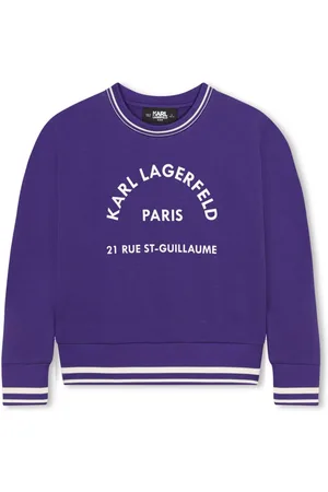 Karl Lagerfeld Gestreiftes Sweatshirt mit Logo-Print