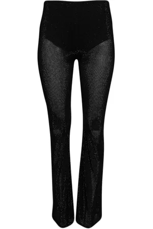 Alexander Wang Bootcut-Hose mit Metallic-Nähten
