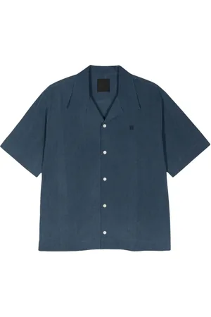 Givenchy Chambray-Hemd mit 4G-Stickerei