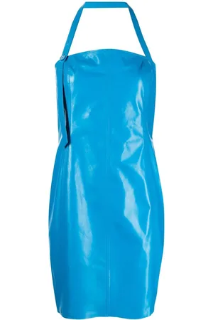 DROME Mini Neckholder-Lederkleid