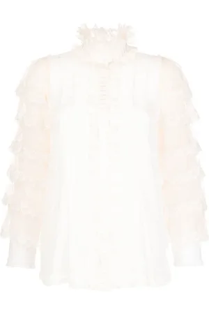 SHIATZY CHEN Seidenbluse mit Rüschen