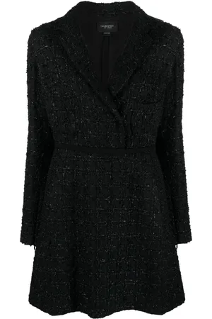 Giambattista Valli Tweed-Minikleid mit V-Ausschnitt