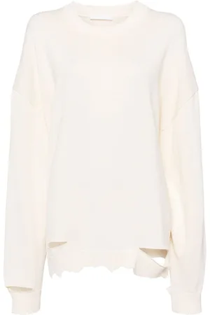 Helmut Lang Pullover im Distressed-Look