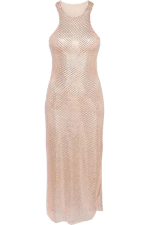 Serafini Maxikleid mit Kristallverzierung